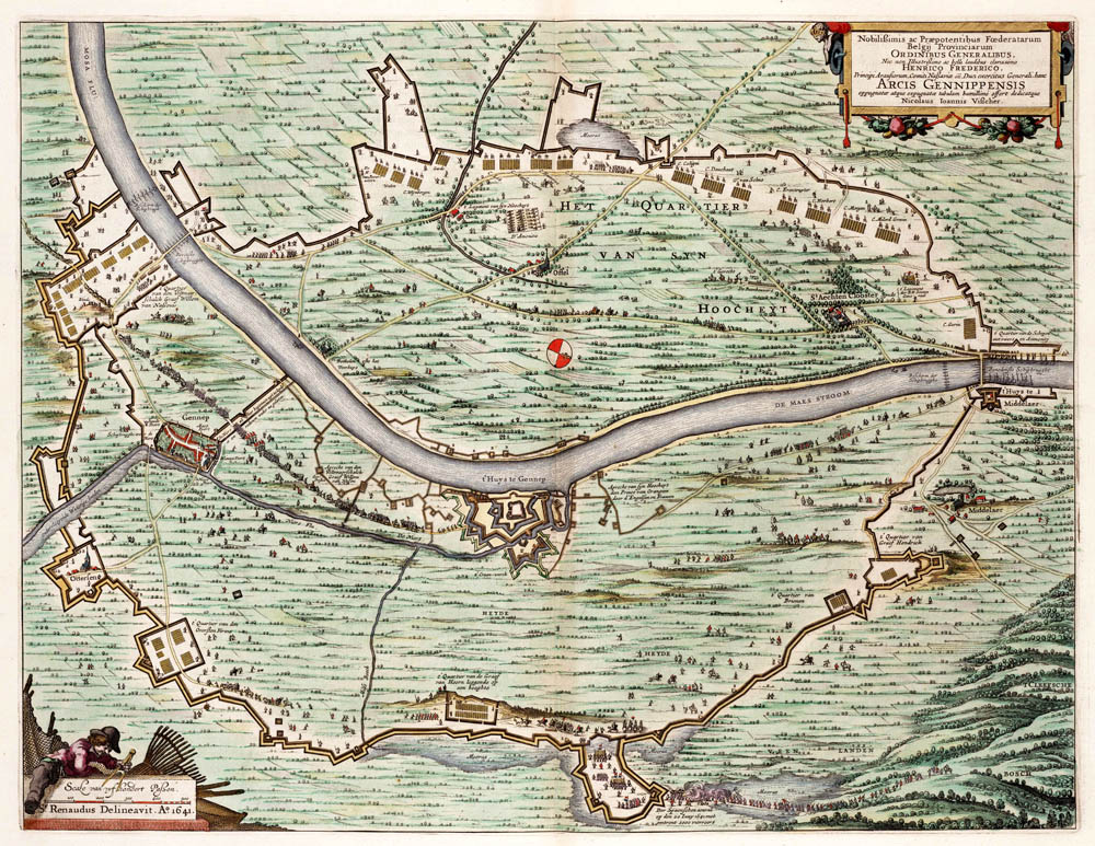 Gennep 1649 Visscher belegering 1641